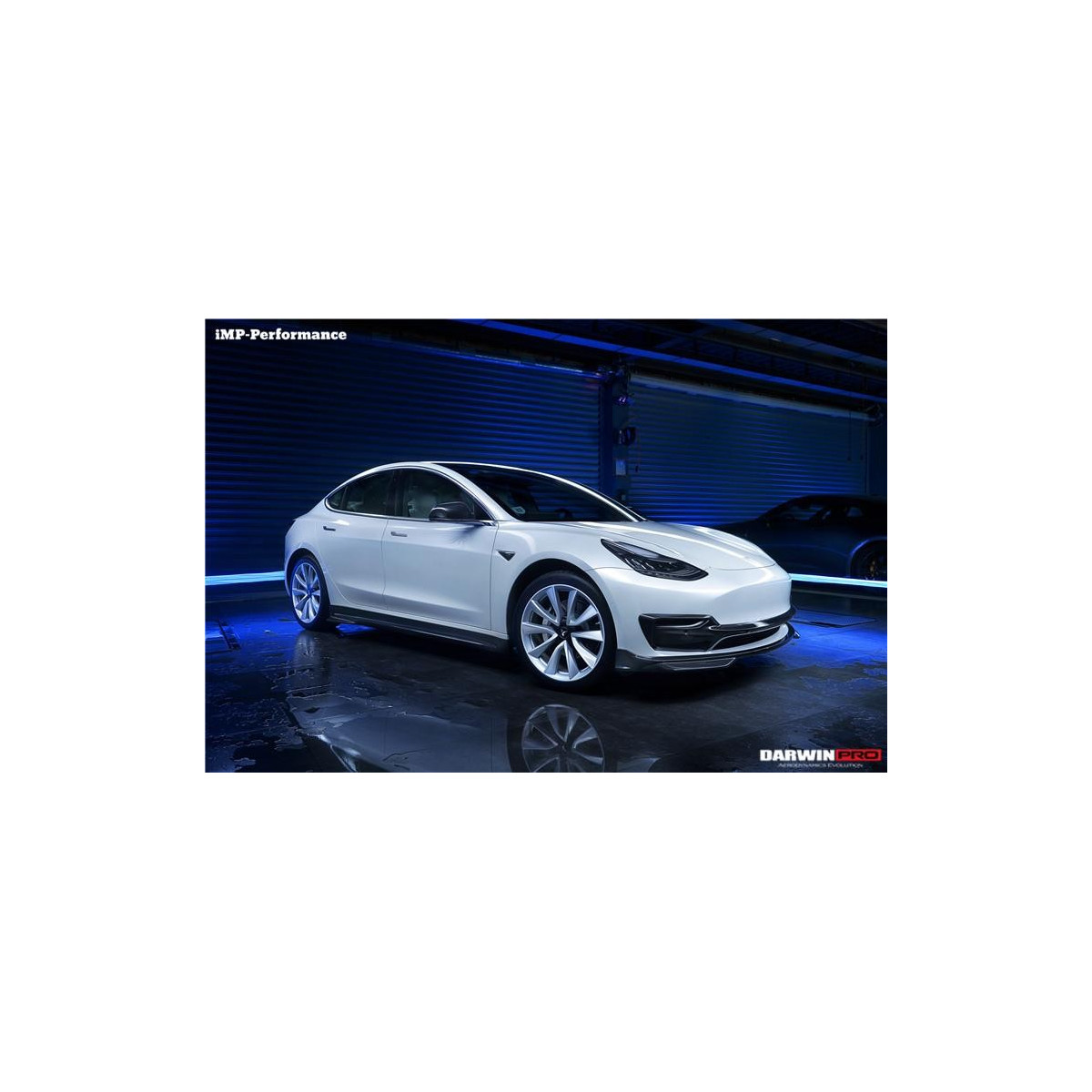 Kit de spoiler delantero DarwinProAERO V1 para Tesla Model 3