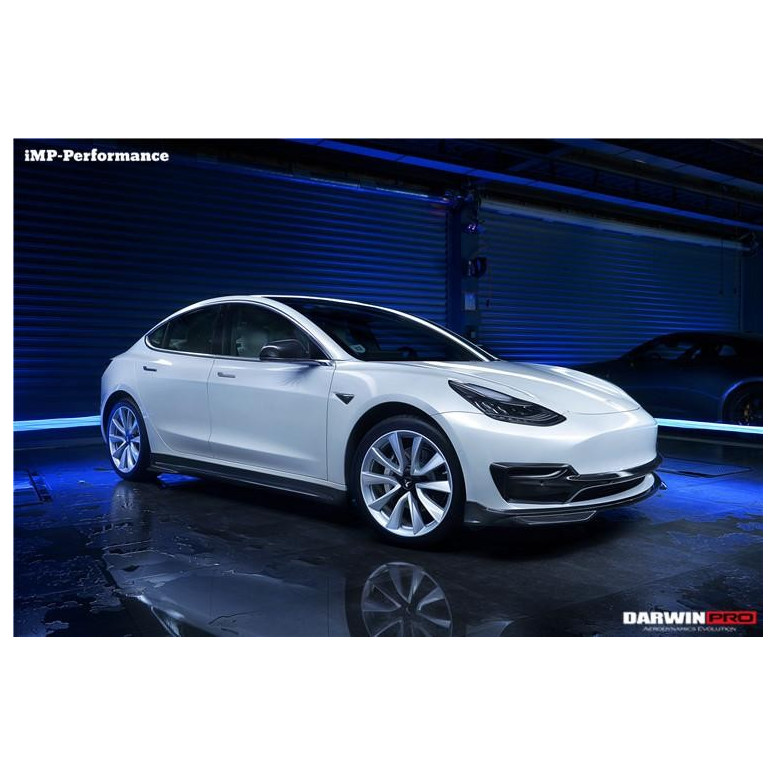 Kit de spoiler delantero DarwinProAERO V1 para Tesla Model 3