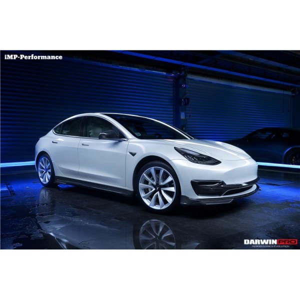 Spoiler avant kit DarwinProAERO V1pour Tesla Model 3