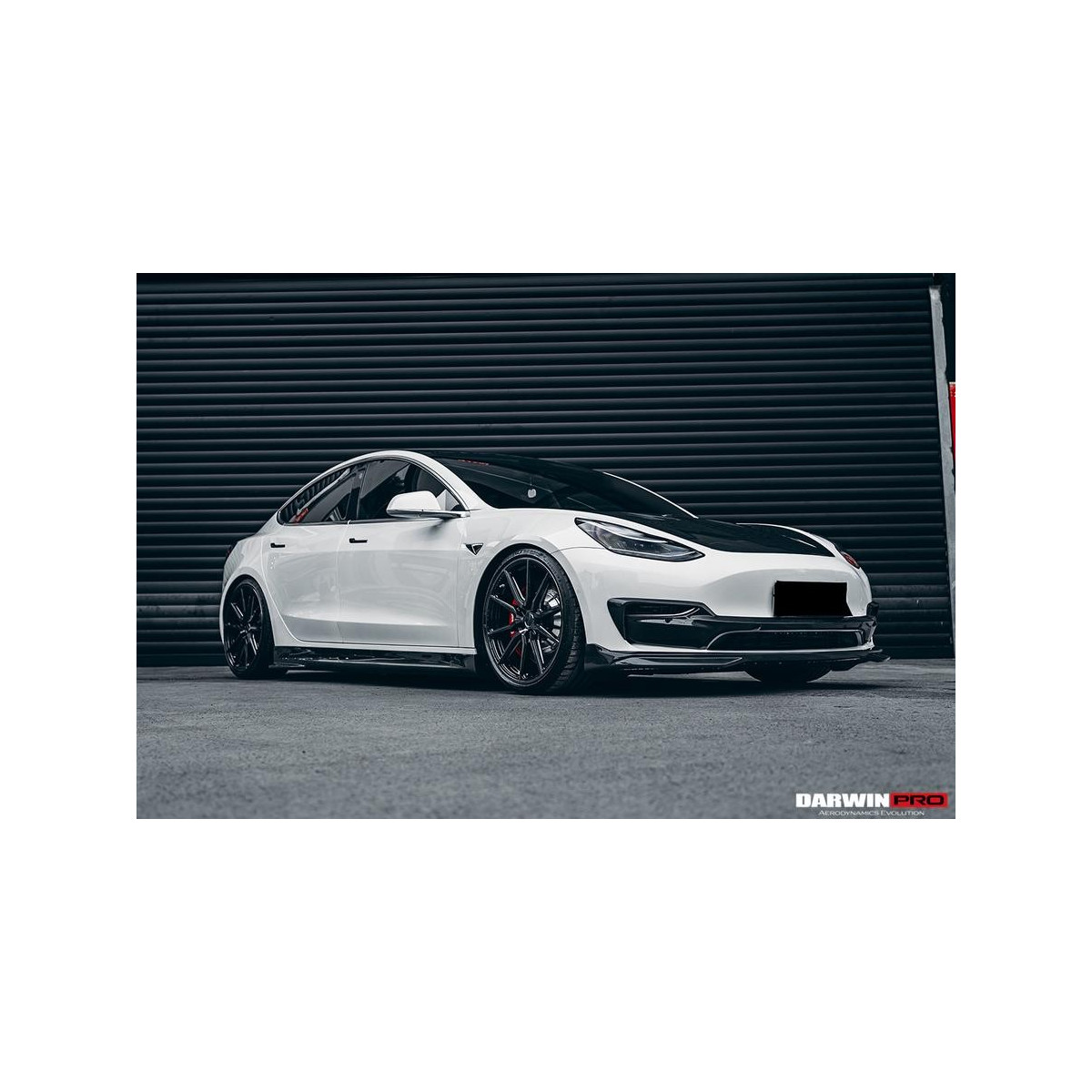 Tesla Κιτ ένθετου μπροστινού προφυλακτήρα άνθρακα DarwinProAERO V1 για Model 3