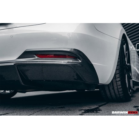 Karbónový zadný difúzor bodykitu DarwinProAERO V1 pre Tesla Model 3