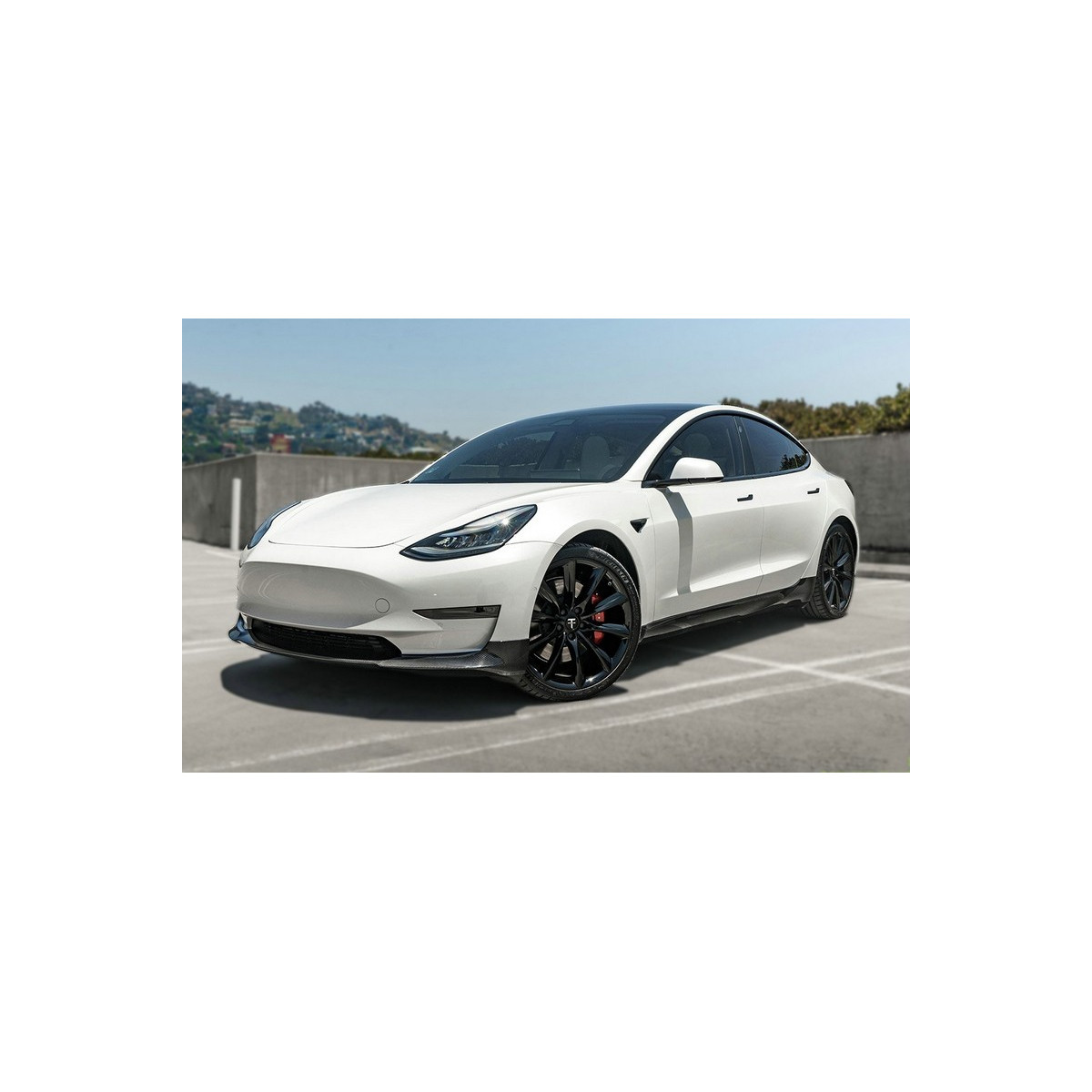Saias laterais em carbono estilo ORIGIN para Tesla Model 3