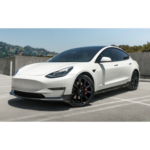 Jupes latérales en carbone style ORIGIN pour Tesla Model 3