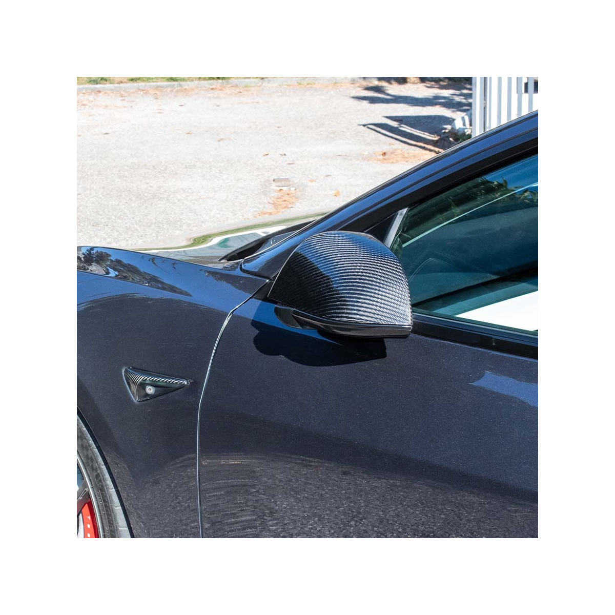 Carbon-Spiegelkappen - Tesla Model 3
