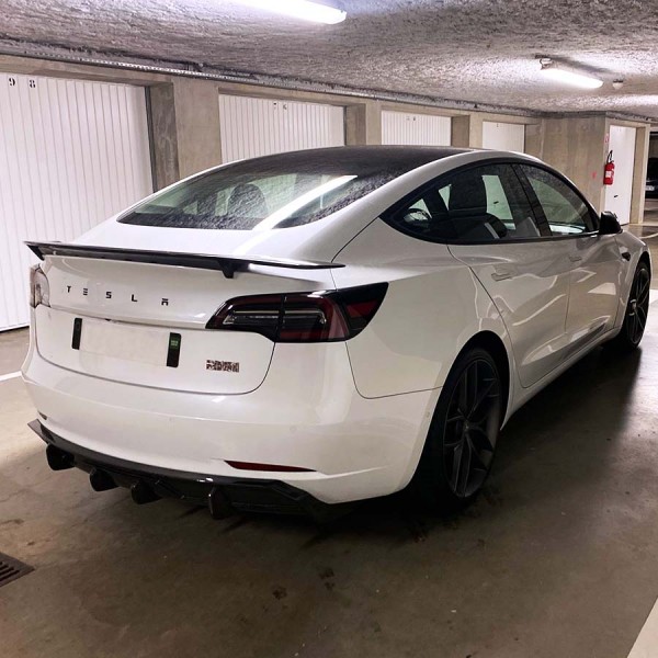 Spoiler traseiro de carroçaria CMST V2 para Tesla Model 3
