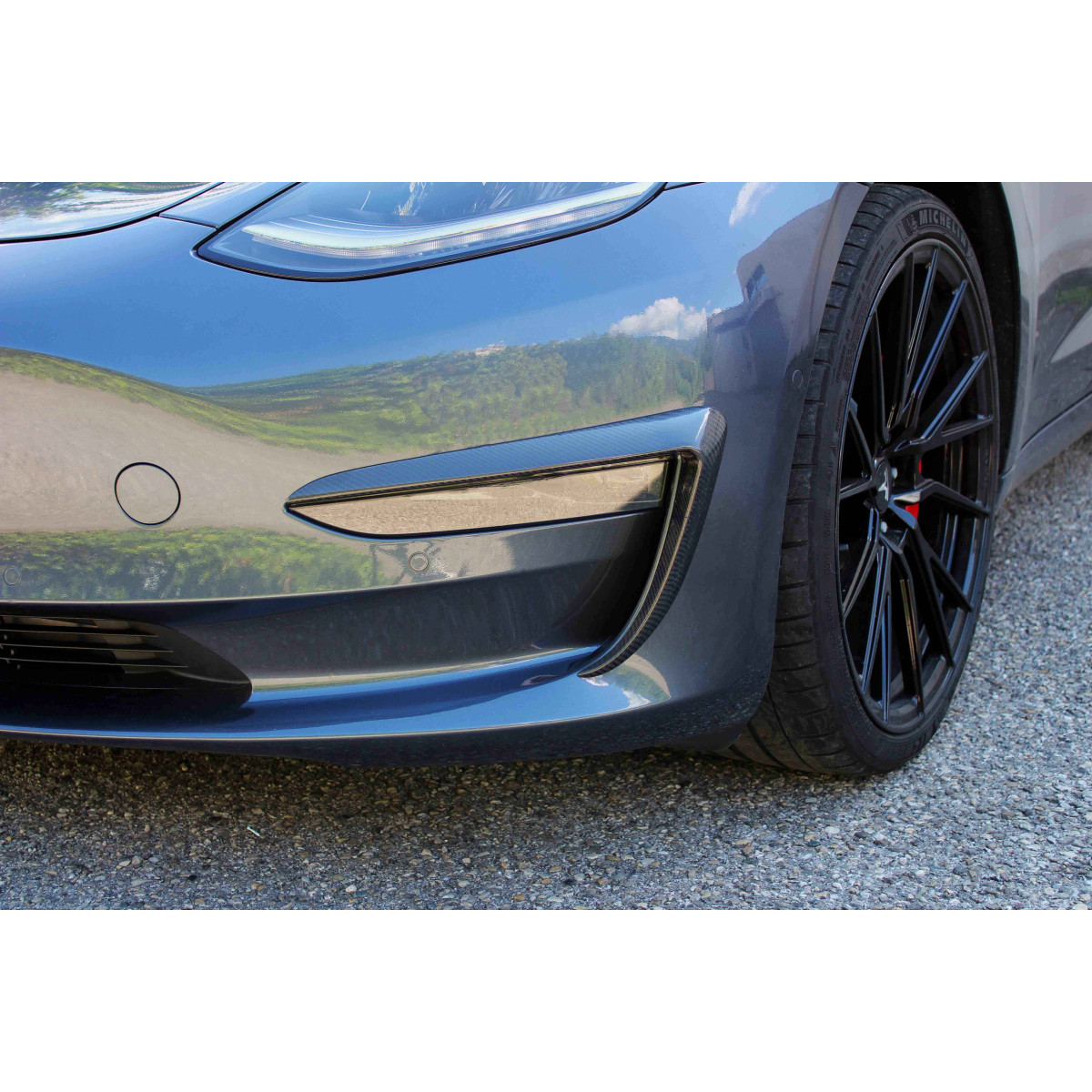 Fog Light avant en carbone - Tesla Model 3 2019-2023