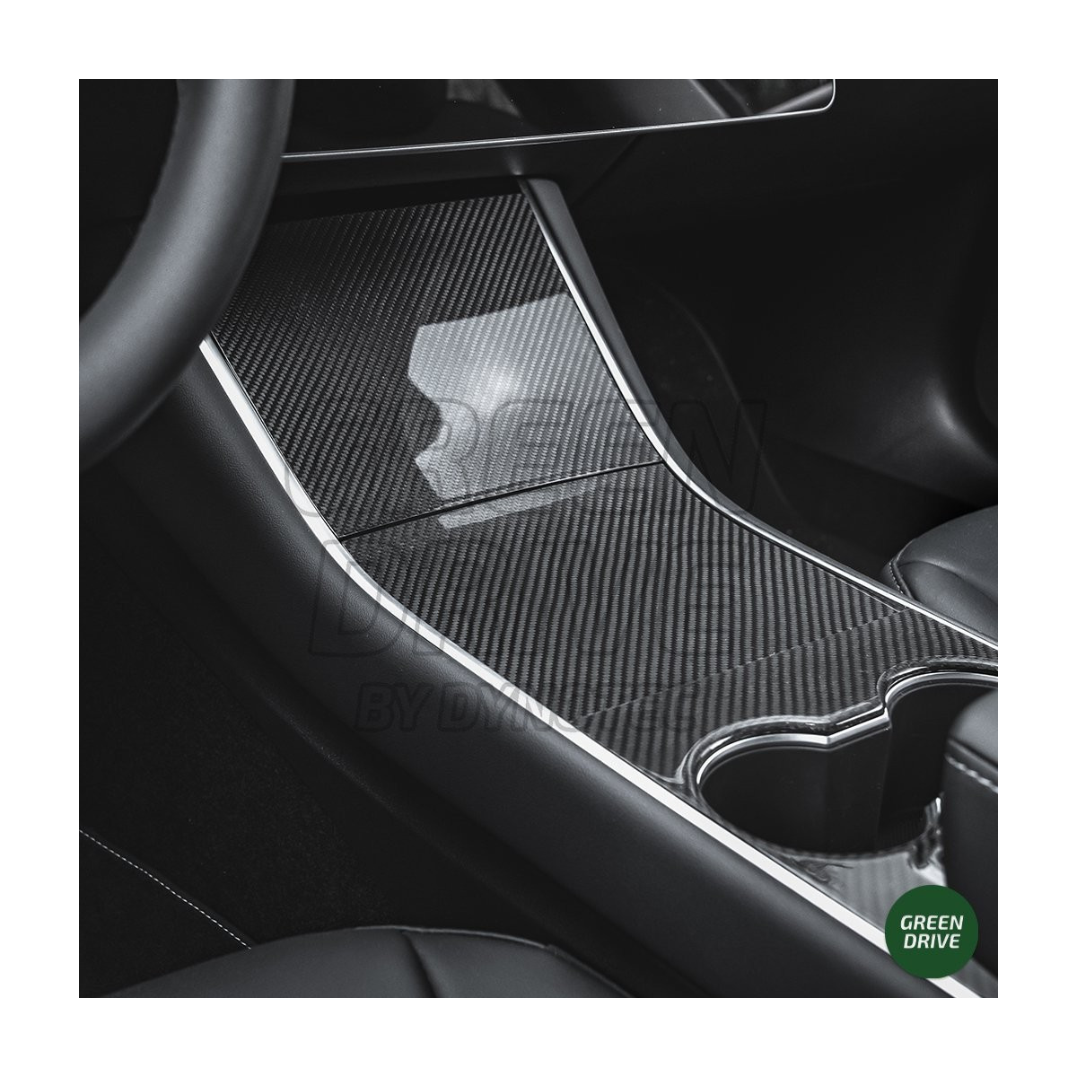 Carbon center console - Tesla Model 3 and Y