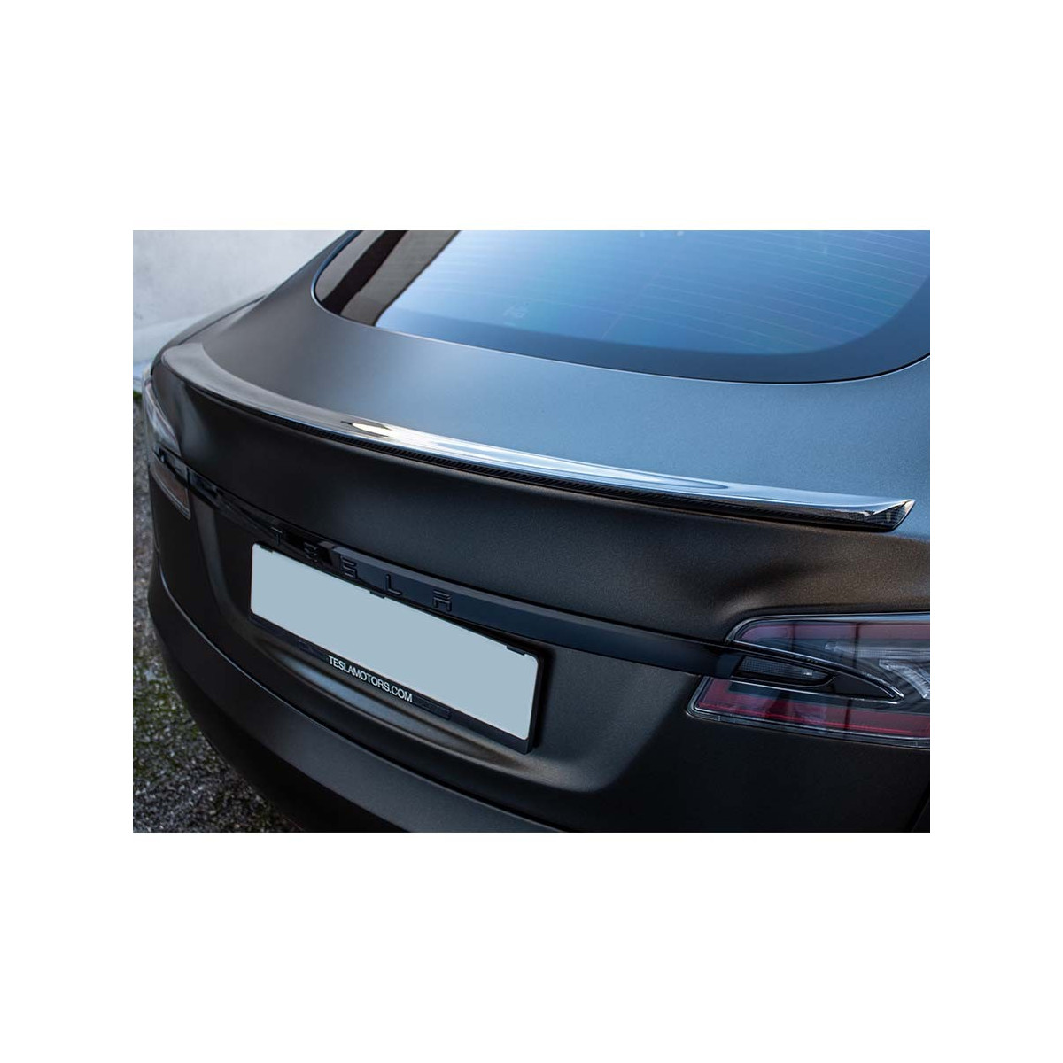 Πίσω αεροτομή από ανθρακονήματα για Tesla Model S 2012-2021