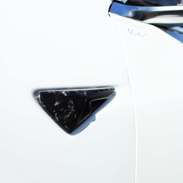 Protezione della telecamera laterale in carbonio per Tesla Model S , X, 3 e Y