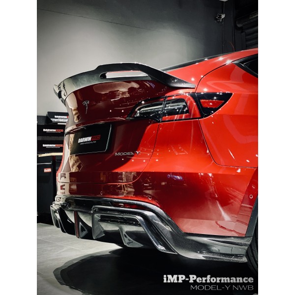 Carbon Heckdiffusor Kit DarwinProAERO iMP-Performance für Tesla Model Y