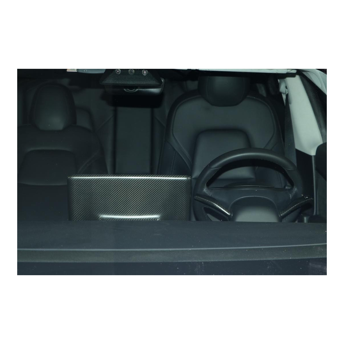 Coque carbone arrière écran - Tesla Model 3 et Y