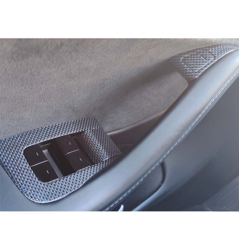 Tesla Model 3 Kľučky interiérových dverí z karbónu - a Y