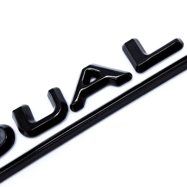 DUAL MOTOR" emblem for rear trunk - Tesla Model S, X, 3 & Y