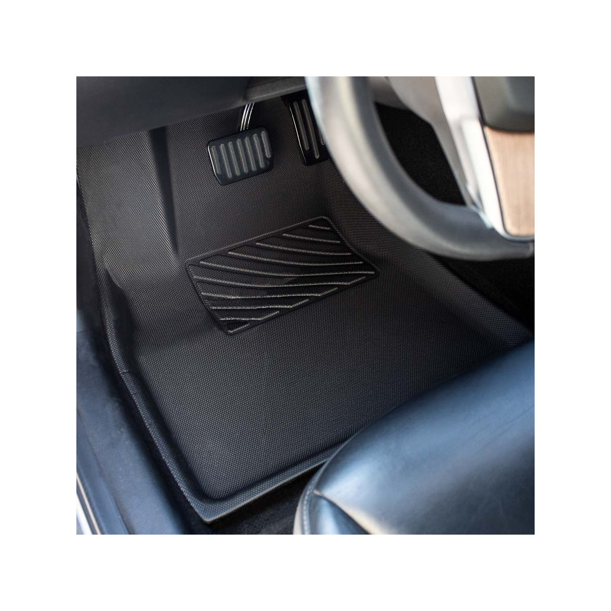 Tapis 3D adaptés et formés pour Tesla Model 3