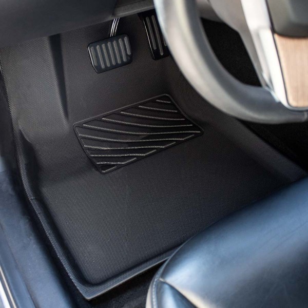 coussin de protection en cuir PU pour siège arrière de voiture ensemble 2 pièces tapis de protection anti-coup de pied de siège arrière pour Tesla Model 3 2019-2021 