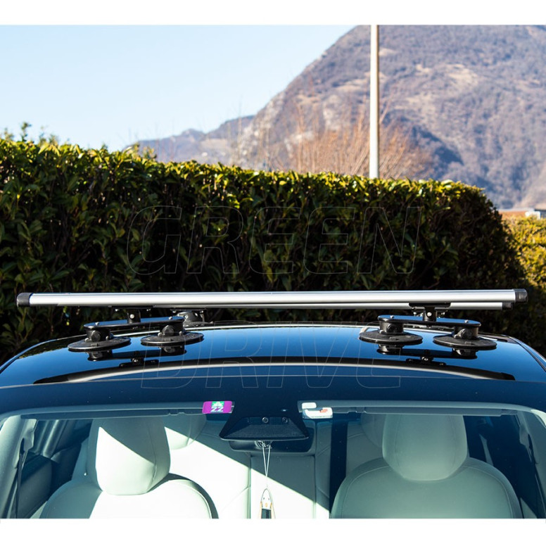 Barras de tejadilho com ventosas TreeFrog para Tesla Model 3, Y, S e X