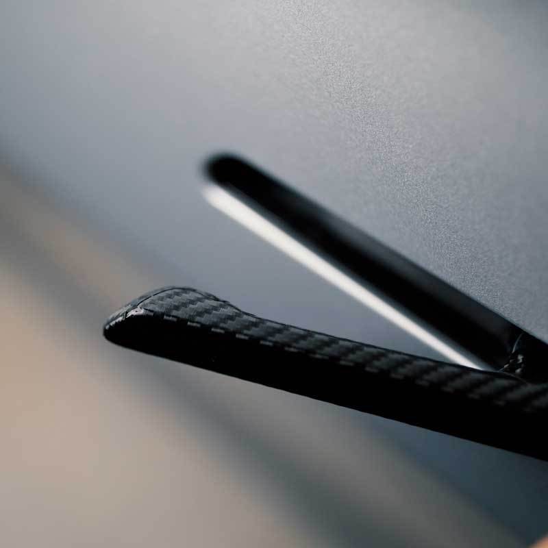 4X pour Tesla Model 3 Poignée de porte voiture décalque sticker autocollant