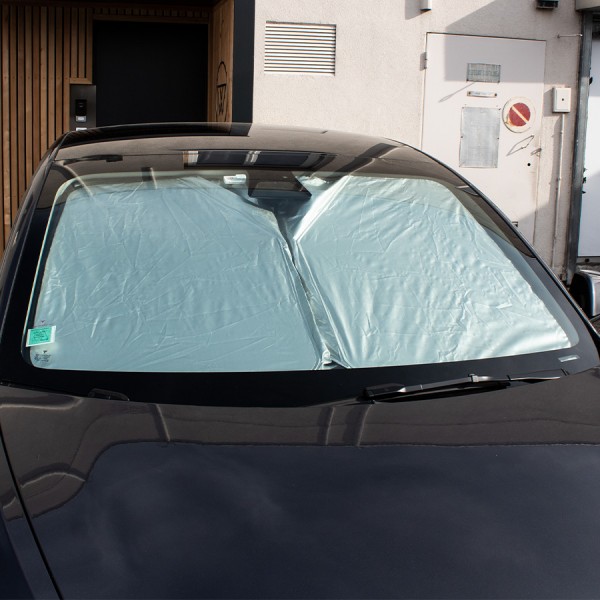 Mimiga Sonnenblende Auto Windschutzscheiben-Markise Mit UV-Schutz Für Tesla Model 3 Leicht Anzubringen Abzunehmen 