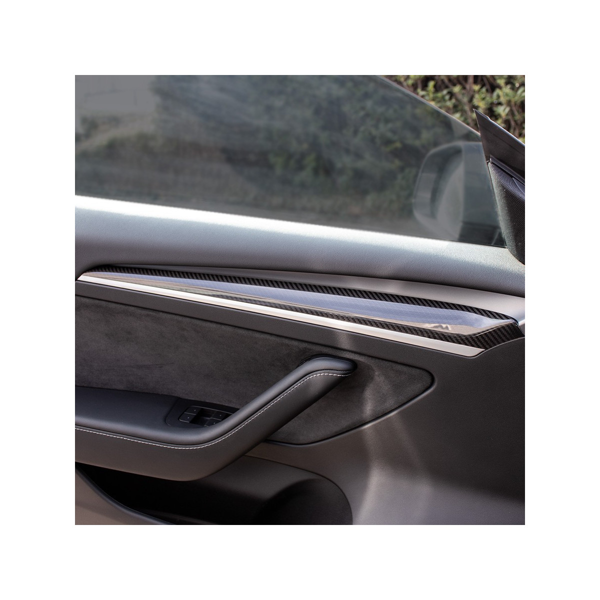 Ovipaneelien hiilikuitulevyt - Tesla Model 3 2021-2023 ja Model Y 2022-2024
