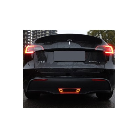 F1 type anti-collision rear light for Tesla Model Y