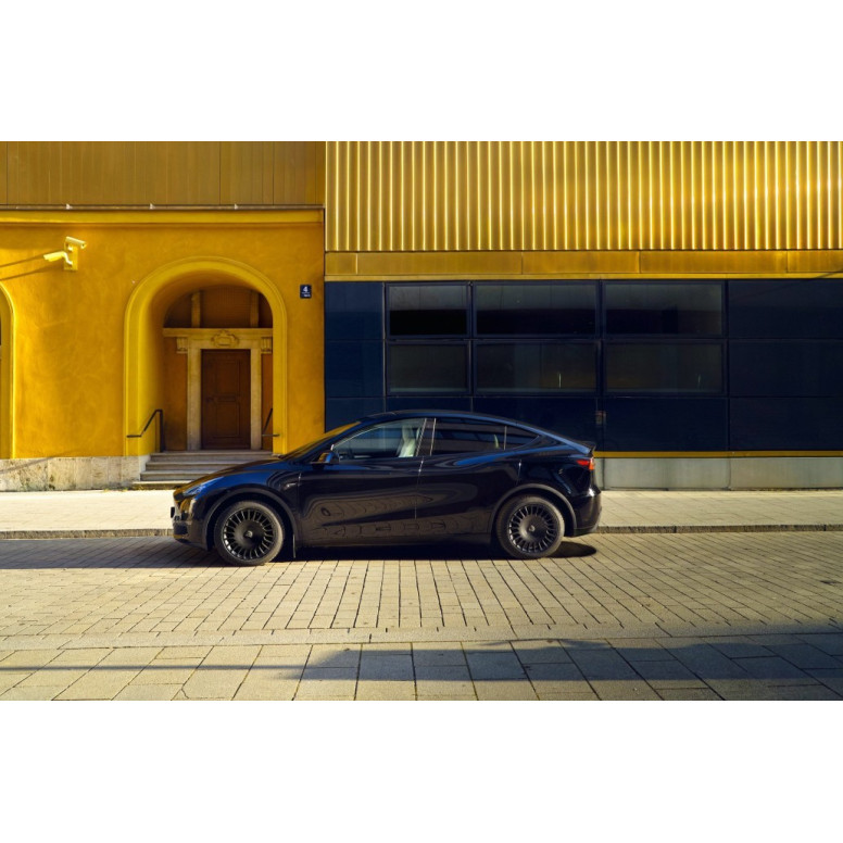 The New Aero The Razor Tesla Σετ 4 τροχών 19 ιντσών με διαμορφωμένη ροή κατεύθυνσης για Model Y