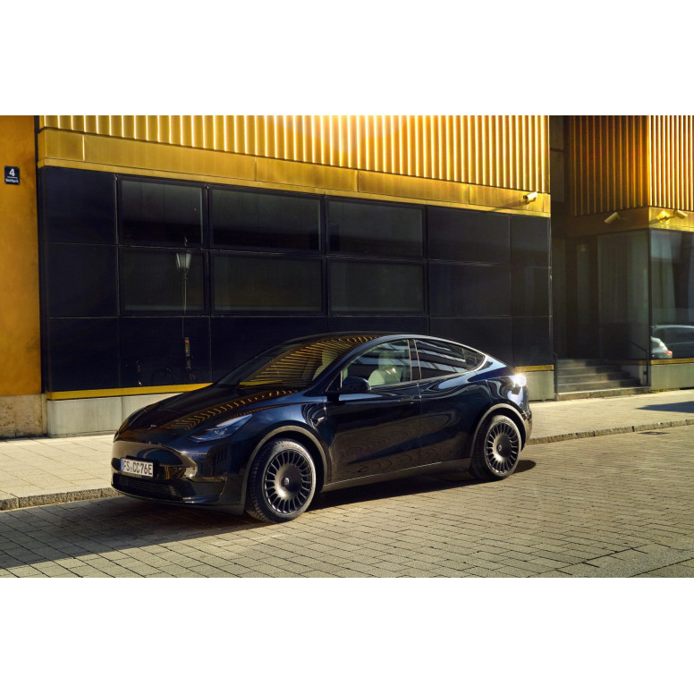 The New Aero The Razor Tesla Σετ 4 τροχών 19 ιντσών με διαμορφωμένη ροή κατεύθυνσης για Model Y