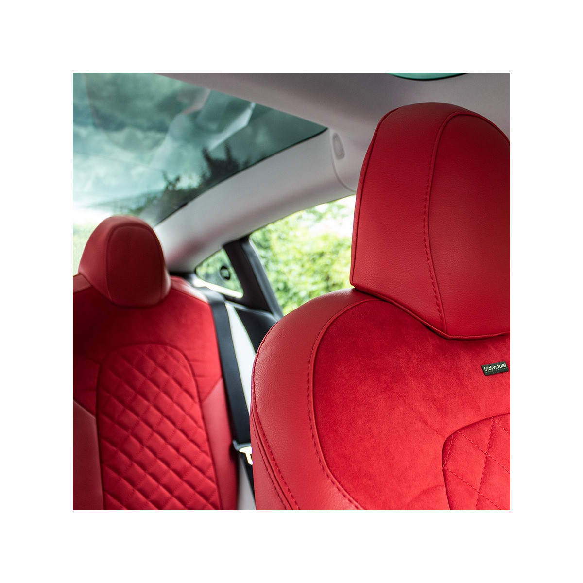 Istuinsuojat Exclusive Tesla Model Y:lle - Individual