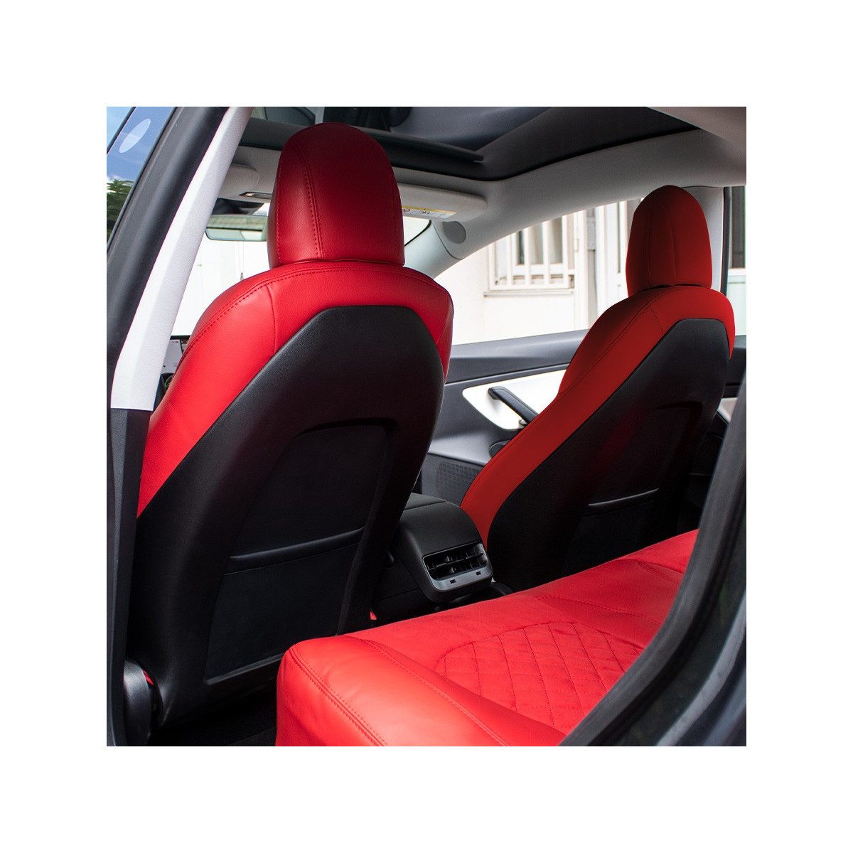 Istuinsuojat Exclusive Tesla Model Y:lle - Individual