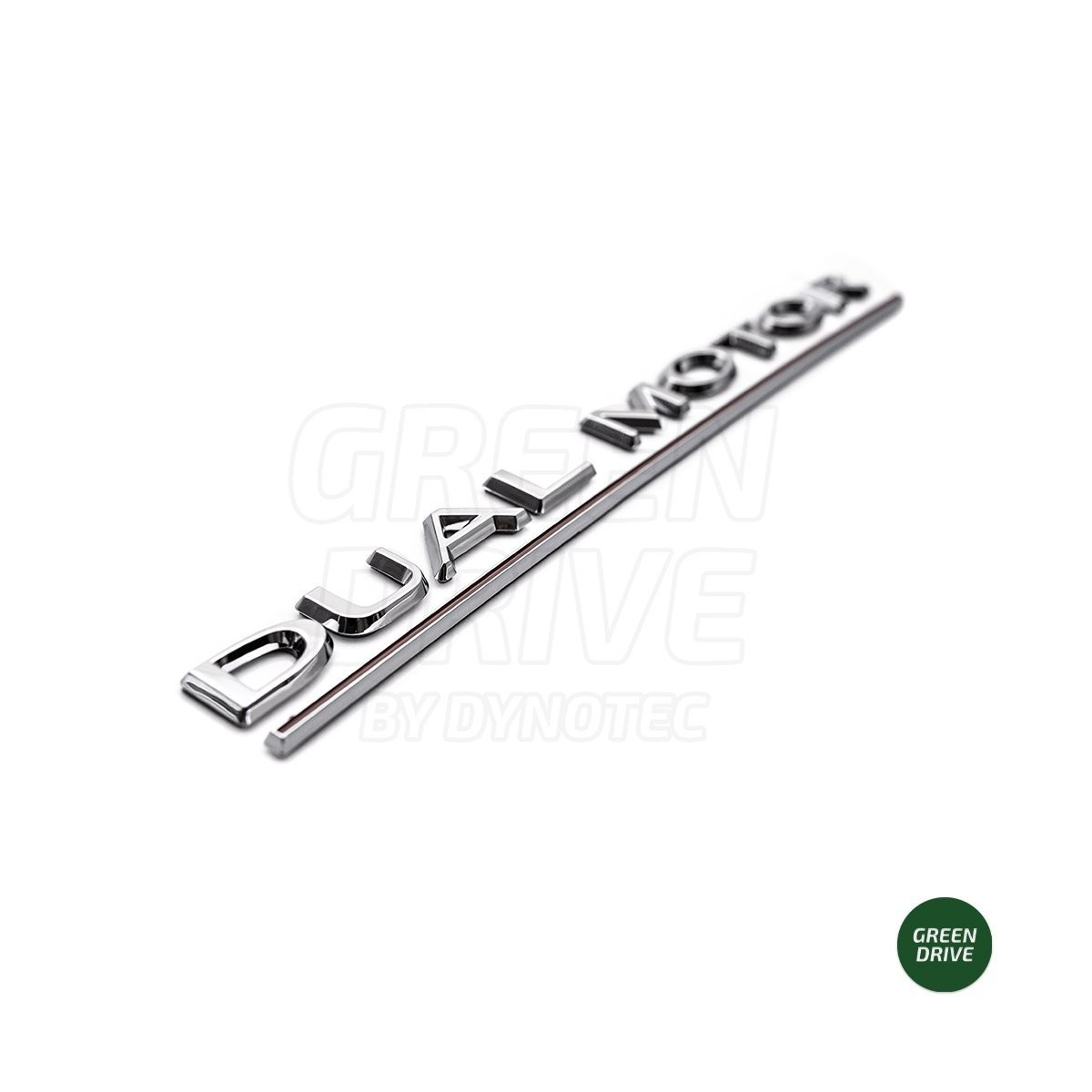 Emblème "DUAL MOTOR" pour coffre arrière - Tesla Model S, X, 3 et Y