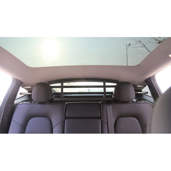 Autozubehör Innenraum für Tesla Model Y 2020-2023 Auto hinten Kofferraum  Linke Seite Rechte Seite Stauraumtrennwand Dekoration