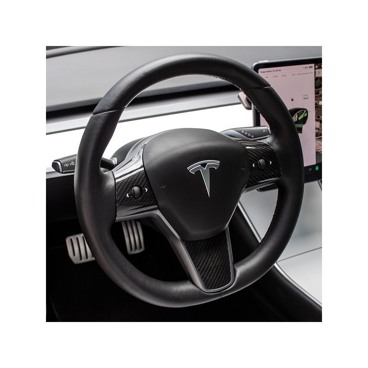 Carbon-ratindsats til Tesla Model 3 2021-2023 og Model Y 2022-2024