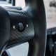 Inserción de carbono en el volante para Tesla Model 3 e Y