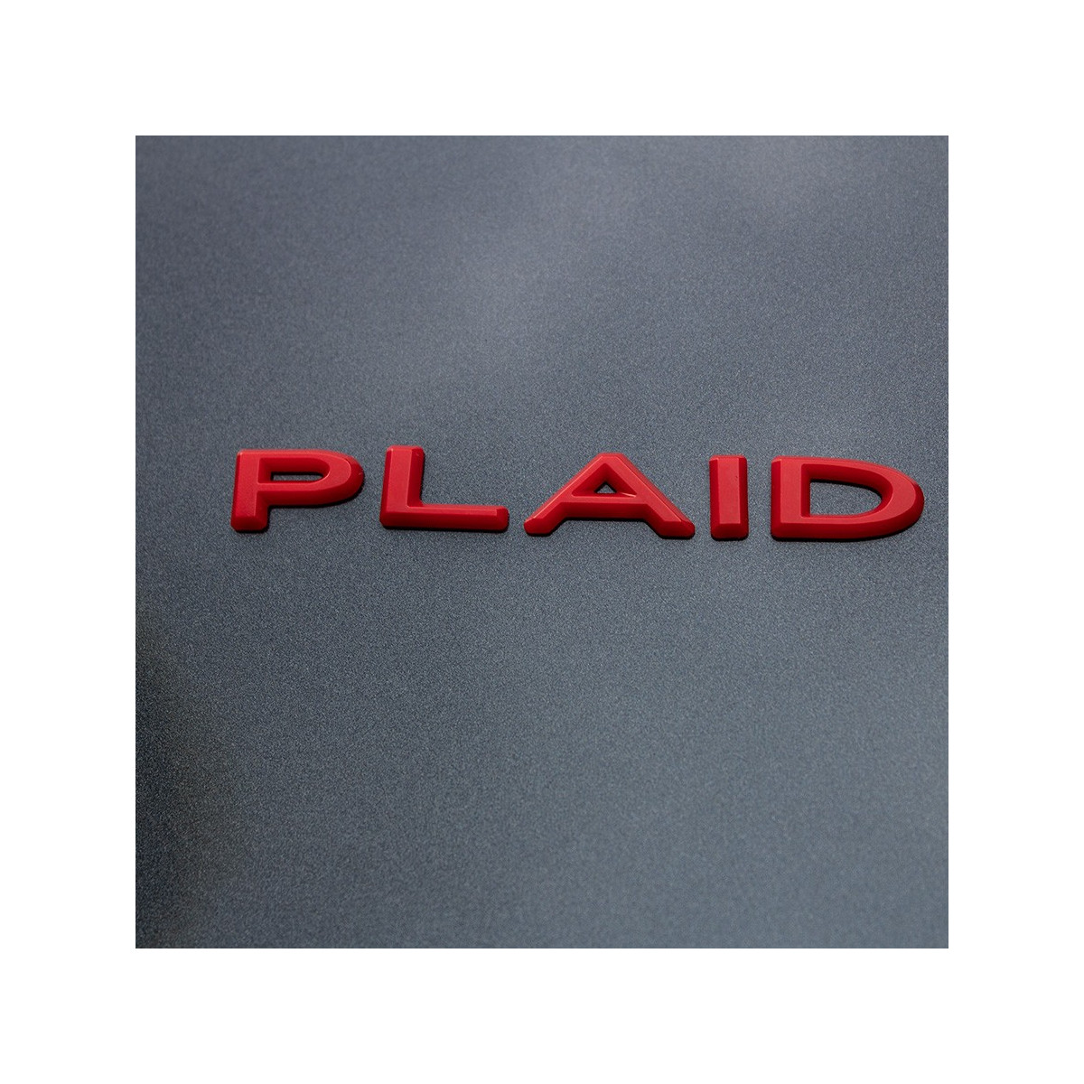 Selvklæbende logobogstaver Plaid til Tesla