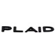 Letras adhesivas con el logotipo Plaid para Tesla