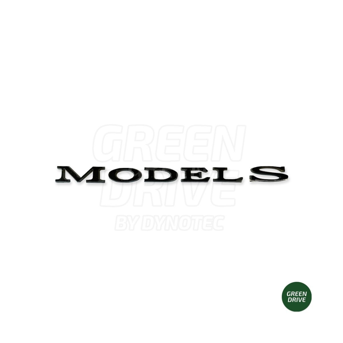 Emblème "MODEL S" noir mat pour coffre arrière - Tesla Model S
