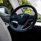 Carboninzetstuk voor onderste stuurwiel - Tesla Model 3 en Y