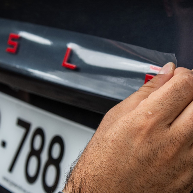 Logo til bagagerum i roadster-stil – Tesla Model S , X, 3 og Y