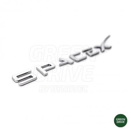 SPACE X" embleem voor achterbak - Tesla model S, X, 3 en Y