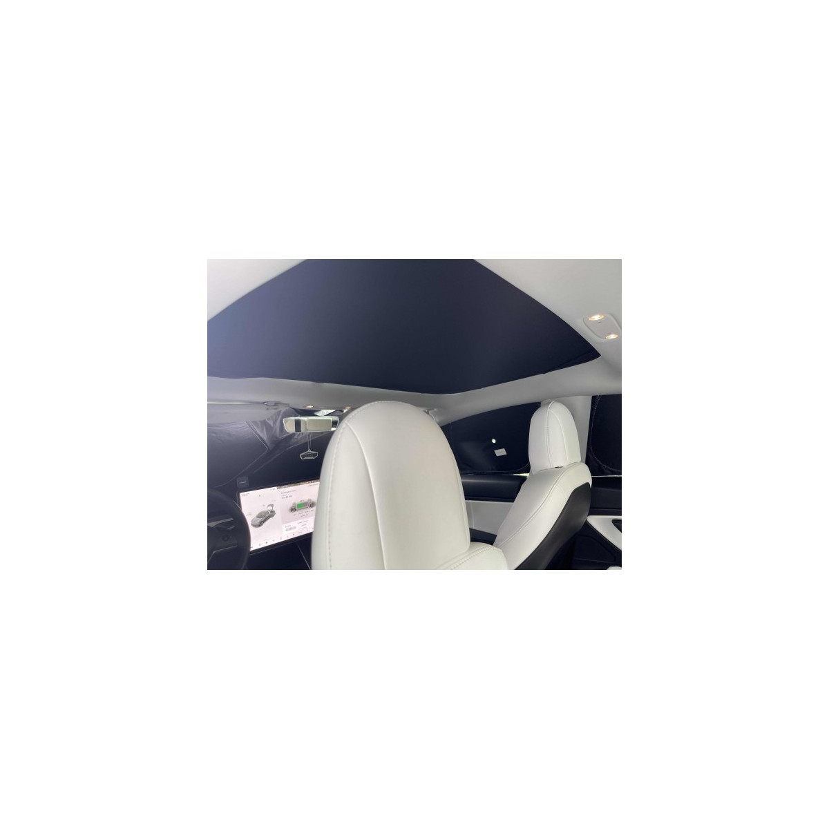 Para-sol para vidro lateral para campismo - Tesla Model Y
