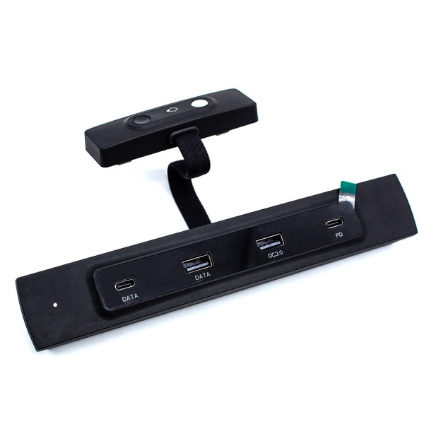 Multifunction USB hub with light for Tesla Model 3 and Model Y