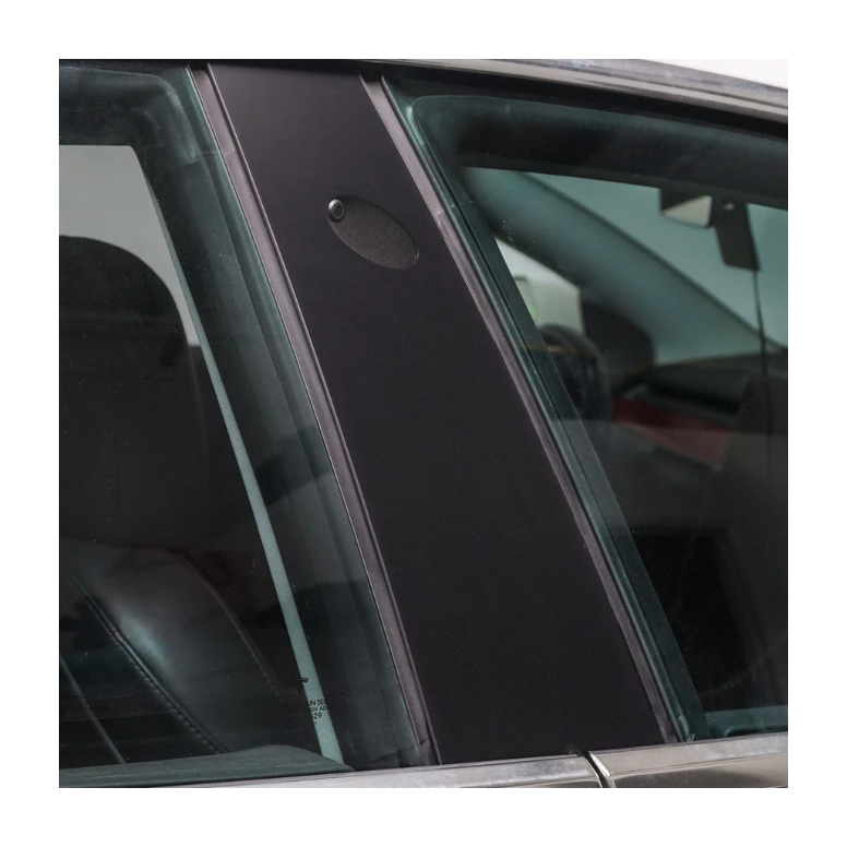 PPF-lasista valmistettu keskipilarin suojus Tesla Model 3