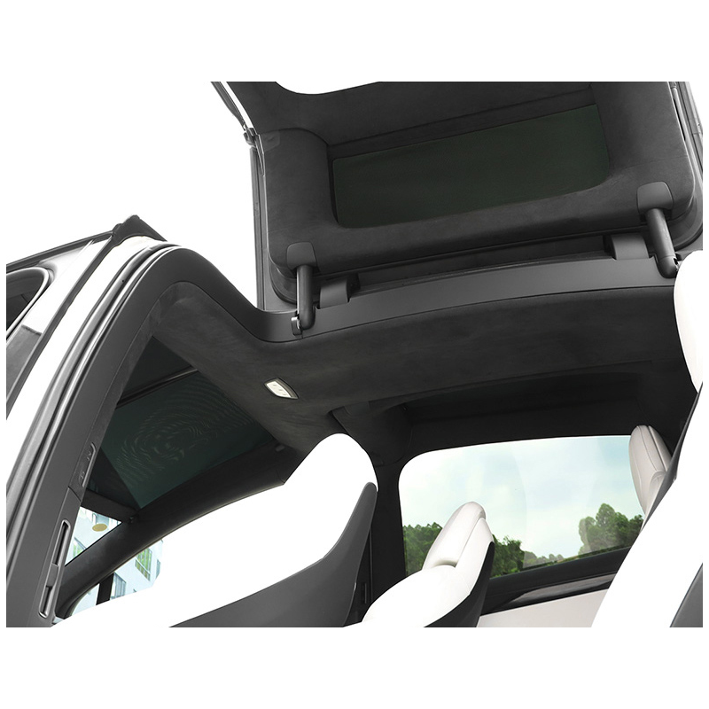 Kit de pare-soleil en maille Dense pour fenêtre de voiture entière et toit  ouvrant (8 pièces) pour Tesla Model X(2015 – 2020), accessoires de voiture