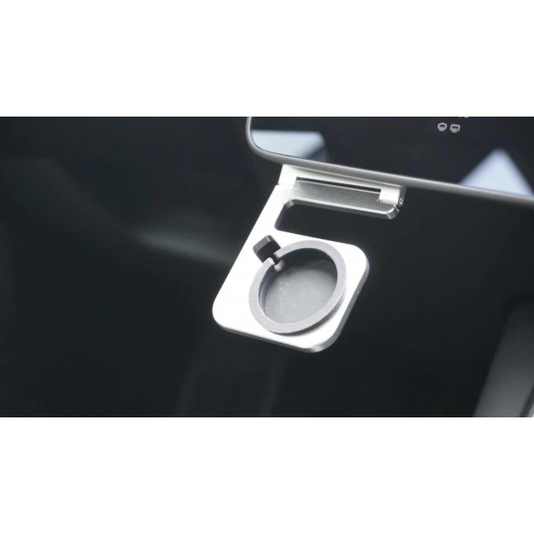Adhesive Apple Watch charger holder for Tesla