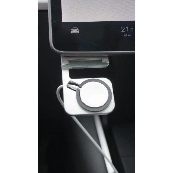 Porta-carregador adesivo Apple Watch para Tesla