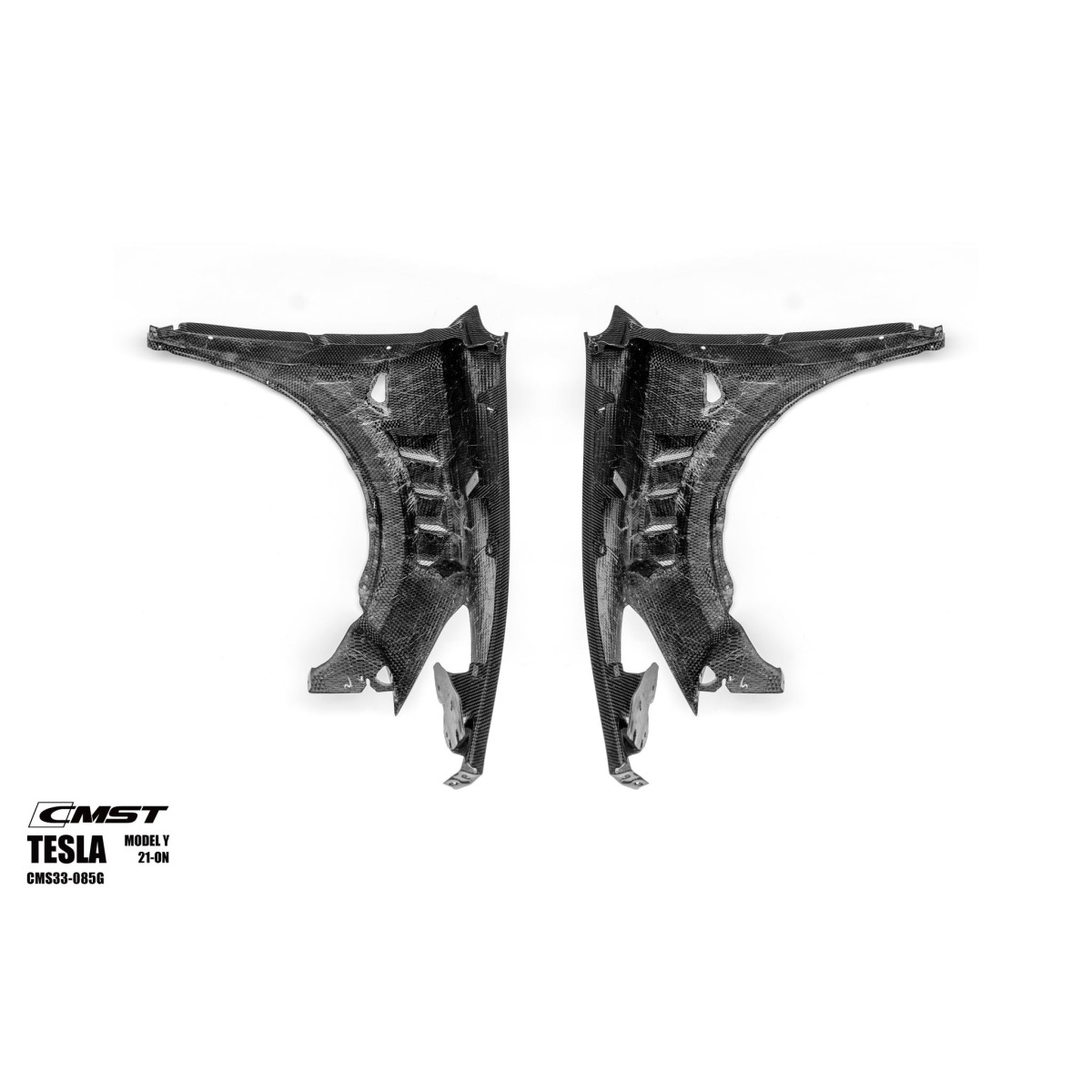 Náhradné predné blatníky z karbónu CMST pre Tesla Model Y
