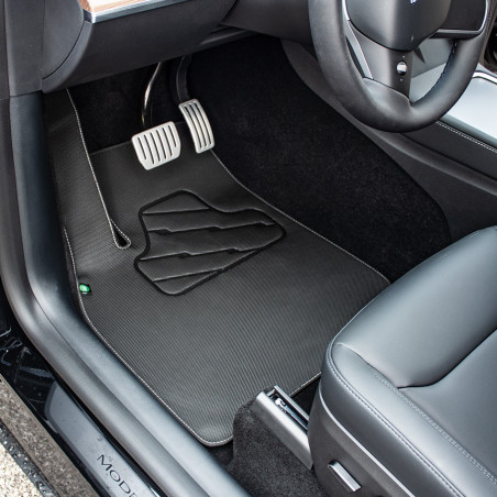 PVC-Fußmatten für den Innenraum des Tesla Model Y