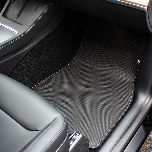 Indoor PVC floor mats for Tesla Model Y