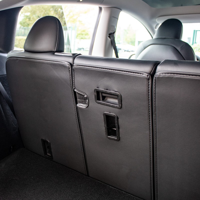 Kaufe Innenzubehör Komfortables Schutzpolster Kofferraum-Anti-Kick-Kissen  Rücksitzlehnenschutz für Tesla Model 3 Y