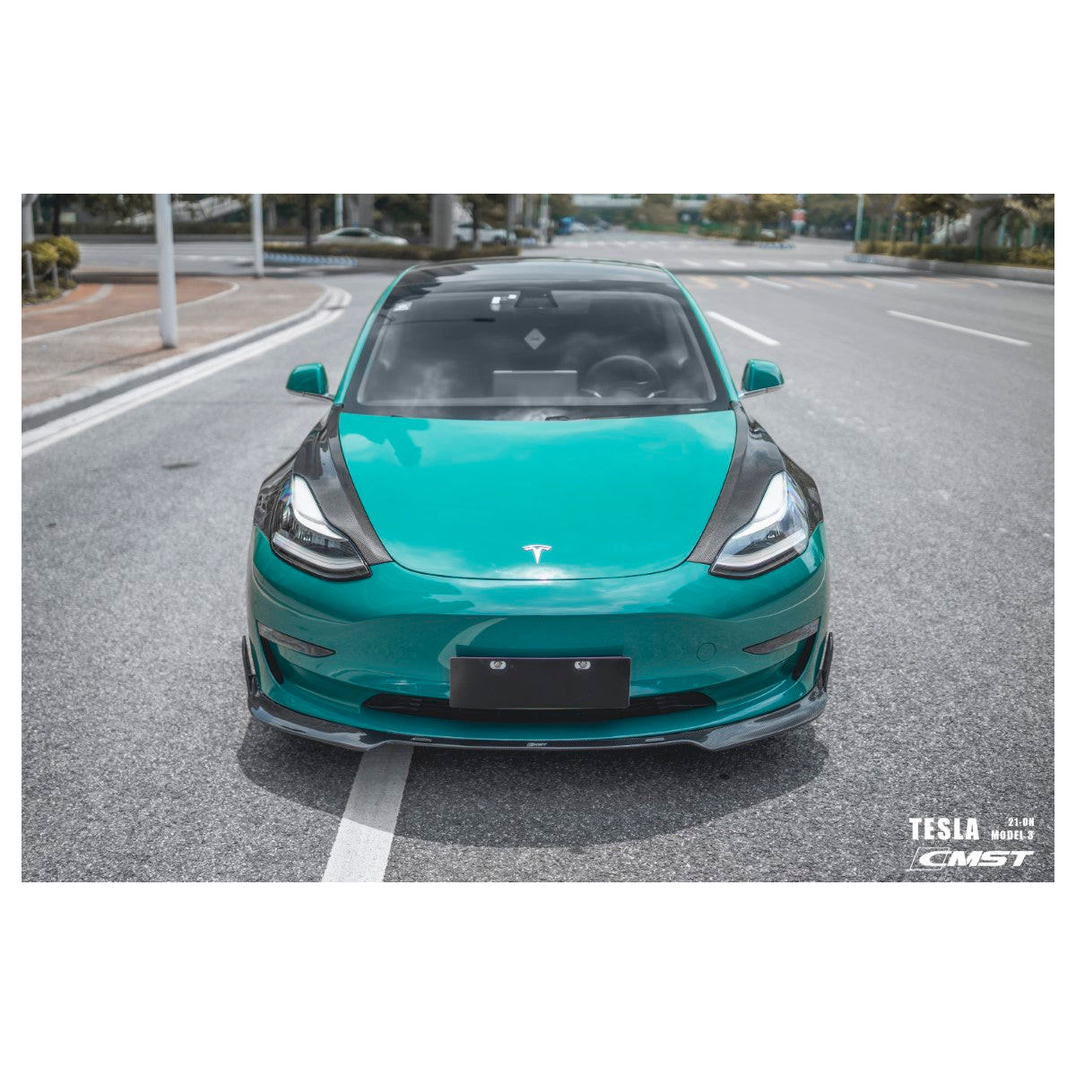 copy of Carbon etulokasuojan korvaava CMST Tesla Model Y