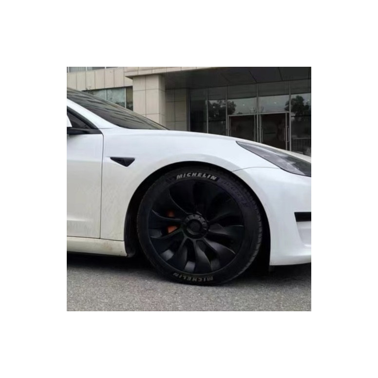 Sett med 4 stk. 18-tommers Uberturbine-felgdekk til Tesla Model 3 , 2017–2023
